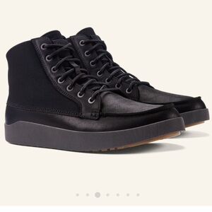 OLUKAI Molina Leather Boot in Black. Men’s size 10. NEW IN BOX, NEVER WORN!!